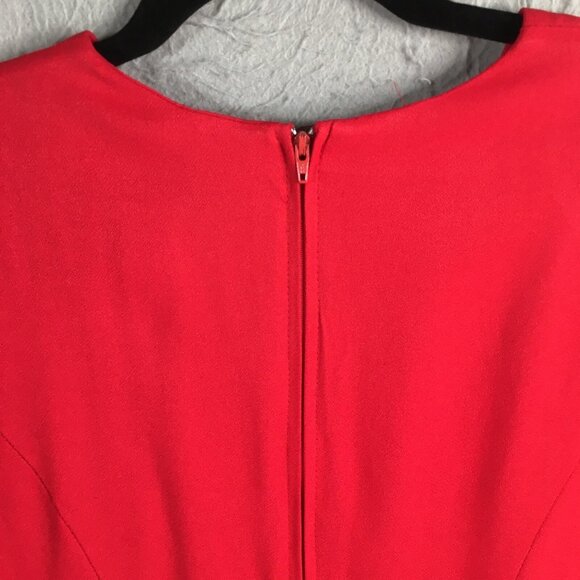 Vintage Kristy Petites Dress Womens 4P Red Gold Military Nutcracker Soldier - Picture 15 of 16